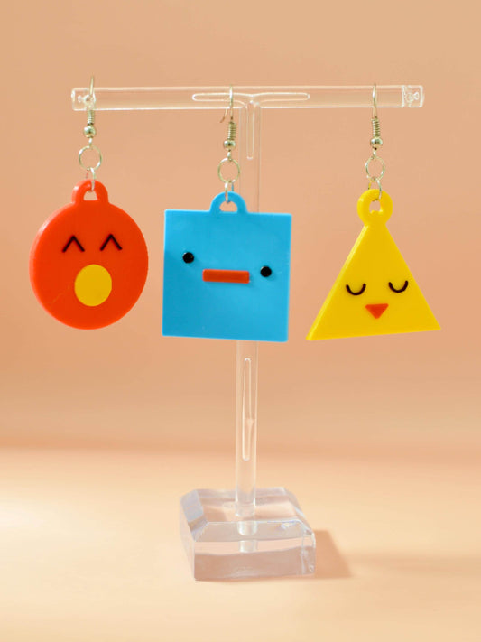 Make Some Noise "Little Guys" inspired earrings (3D and double sided)