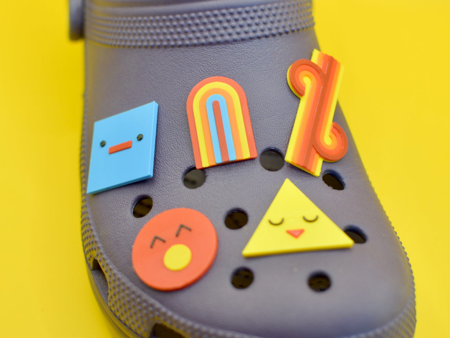 Dropout inspired Jibbitz for Crocs 5-pack (Make Some Noise and Game Changer)